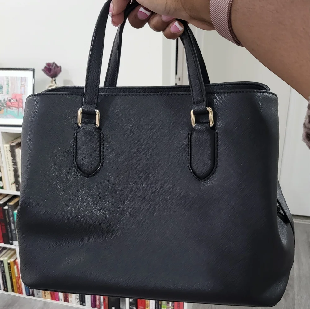 Kate Spade Black Saffiano Leather Satchel